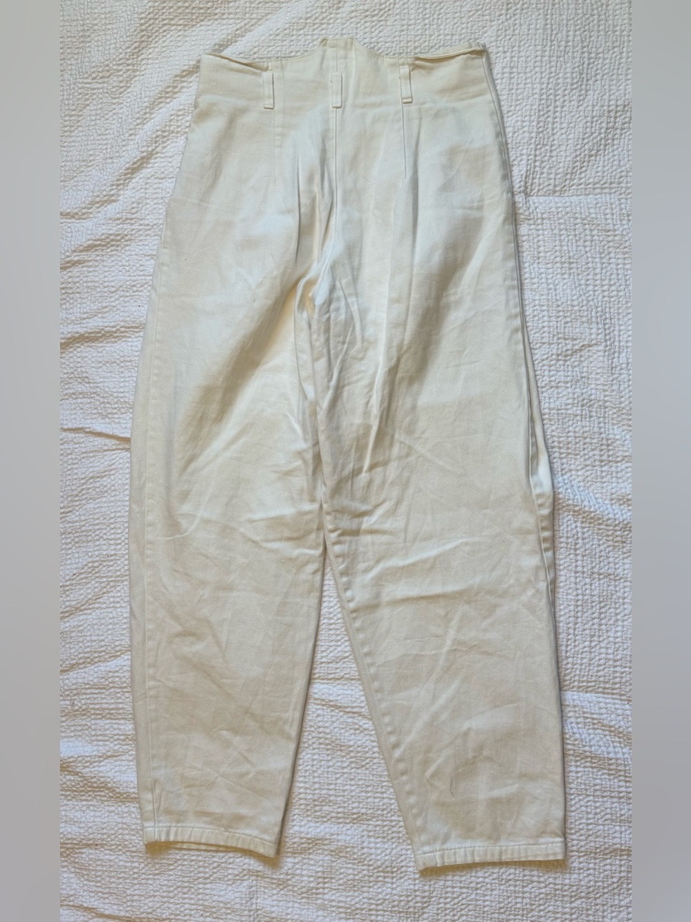 Off-White Extra High Waisted Relaxed Tapered Chinos